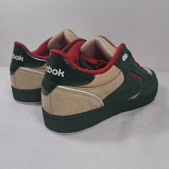 Reebok Club‎ C Bulc Color Dark Green Oat Sneaker with Extra Laces 10.5 NWT - Picture 4 of 11